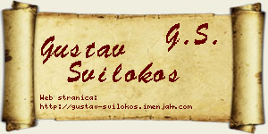 Gustav Svilokos vizit kartica